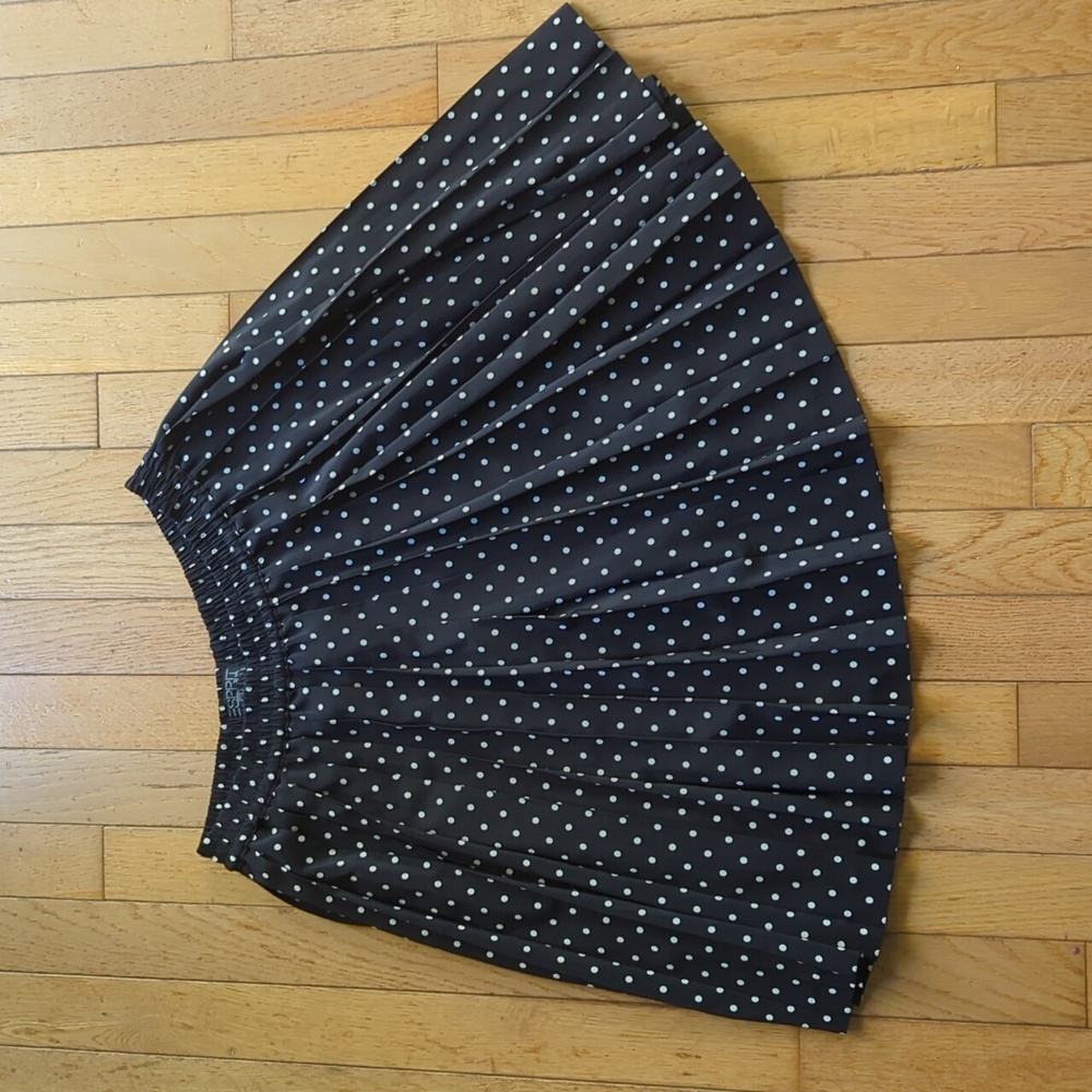 Pleated polka dot Skirt